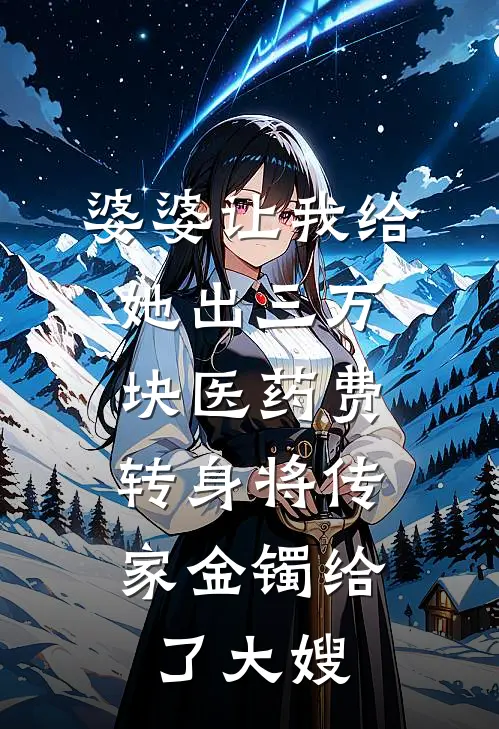 婆婆让我给她出三万块医药费，转身将传家金镯给了大嫂