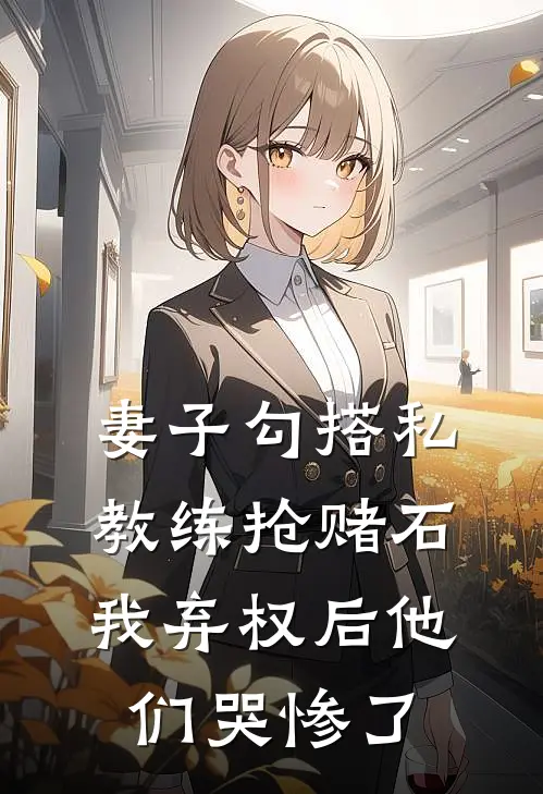 妻子勾搭私教练抢赌石，我弃权后他们哭惨了