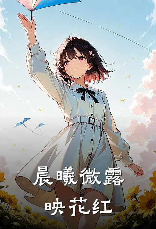 晨曦微露映花红